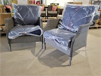 (2) Hampton Bay Grayson Wicker Chairs