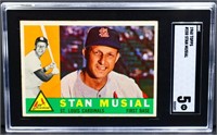 Graded Topps 1960 Stan Musial card