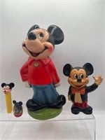 Vintage Mickey Mouse banks and more