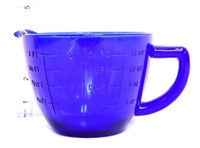 Cobalt glass 2 cup measurer