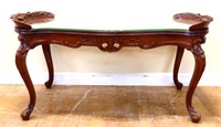 Vintage French carved coffee table