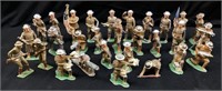 (29) ASSORTED 1940s BARCLAY MANOIL LEAD SOLDIER