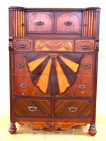 1920s tall chest w/ cedar lined bottom drawer