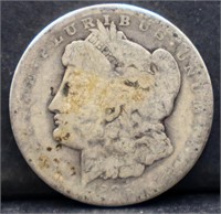 1885O Morgan silver dollar