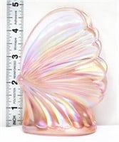 Fenton pink iridescent butterfly
