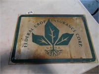 FEDERAL CROP INSURANCE SIGN