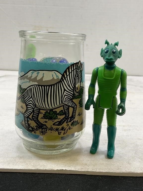 1978 STAR WARS GREEDO ACTION FIGURE, MARBLES &