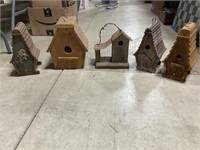 5 Folk Art Birdhouses