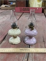 2 Small Oil Lamps