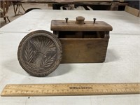 Two Butter Molds