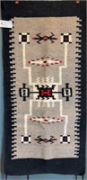 Genuine Hand Woven Navajo Tribal Rug, 3 x 5ft,