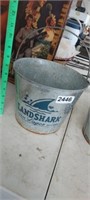 GALVANIZED LANDSHARK LAGER PAIL