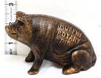 Cast iron Murphy Rotary Pig bank