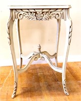 Vintage carved French parlor table