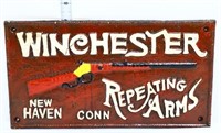 Cast iron Winchester Repeating Arms plaque