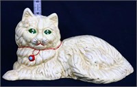 White cast iron cat
