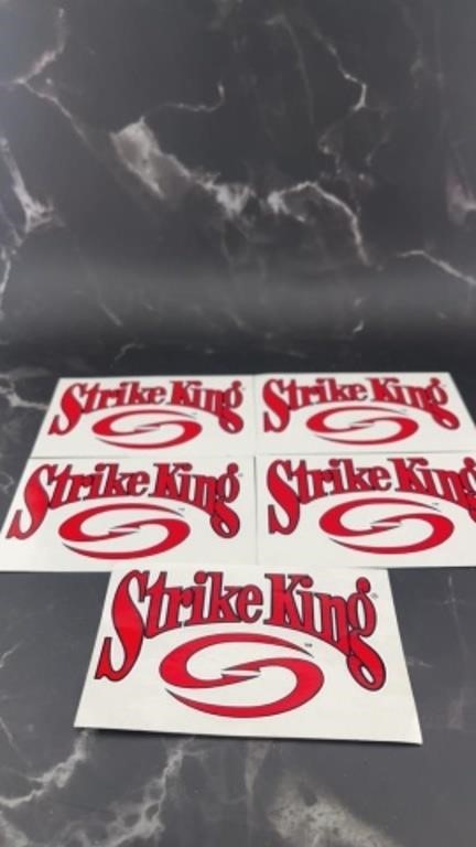 Strike King- 5 Stickers