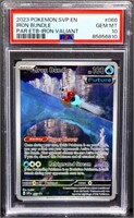 Graded gm mint 2023 Pokemon Iron Bundle card