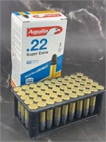 Aguila .22 Super Extra Ammunition - 50 Rounds