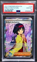 Graded g mint 2023 Pokemon Erika's Invitation card