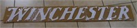 WINCHESTER SIGN, PLASTIC, MEASURES 73''X8''