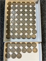 63 U.S. Buffalo nickels