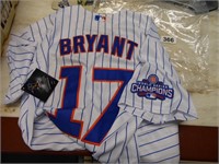 CUBS JERSEY, BRYANT, SIZE LARGE