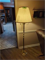 Brass Floor Lamp Located 8415 Hearns Pond Road