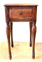 1920s 1 drawer nightstand, see photos