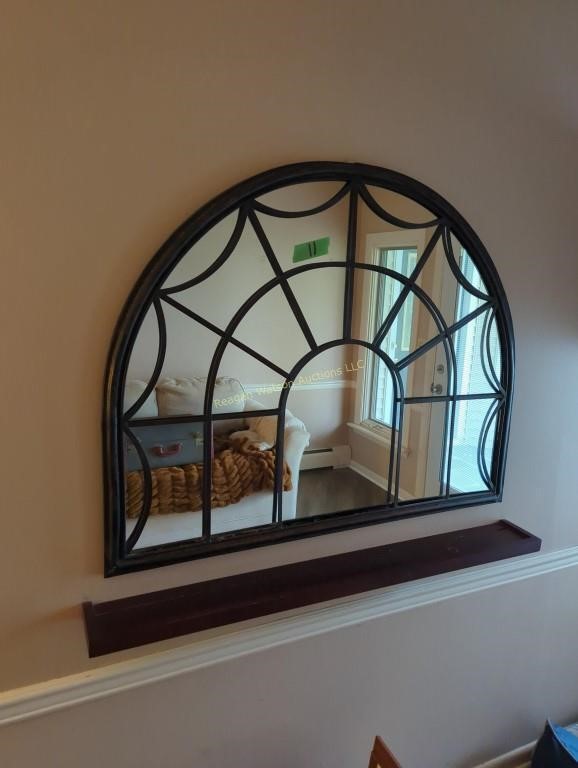 Large Half Round Wall Mirror Located 8415 Hearns