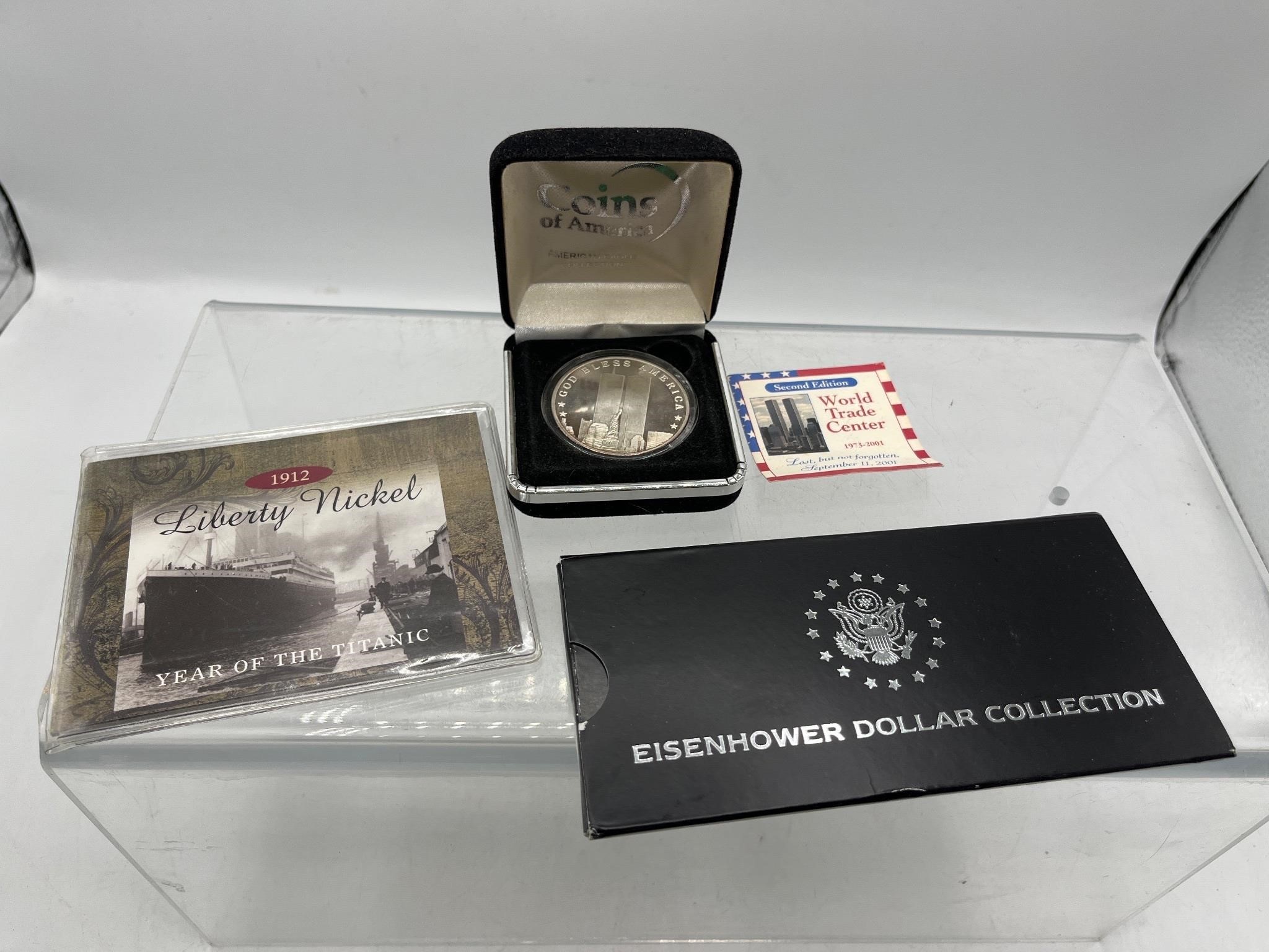 .999 silver twin towers Coin and More