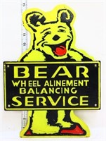 Cast iron Bear Service plaque