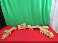 Wooden Trucking Toys
