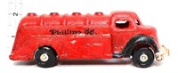 Red cast iron Phillips 66 tanker truck