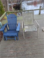 Pair Of Outdoor Chairs On Dock Located At 8415