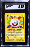 Graded 1999 Pokemon Base Electrode rare card
