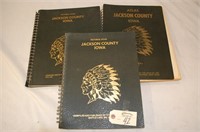 Jackson County Iowa Atlas Books 1966, 1980 & 1991