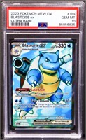 Graded gm mint 2023 Pokemon Blastoise rare card