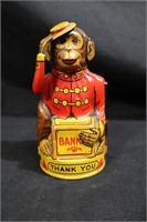 Chein tin toy monkey bank