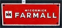 Cast iron Farmall plaque