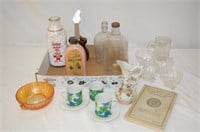 Milk Bottle & Other Collectible Bottles & Glass