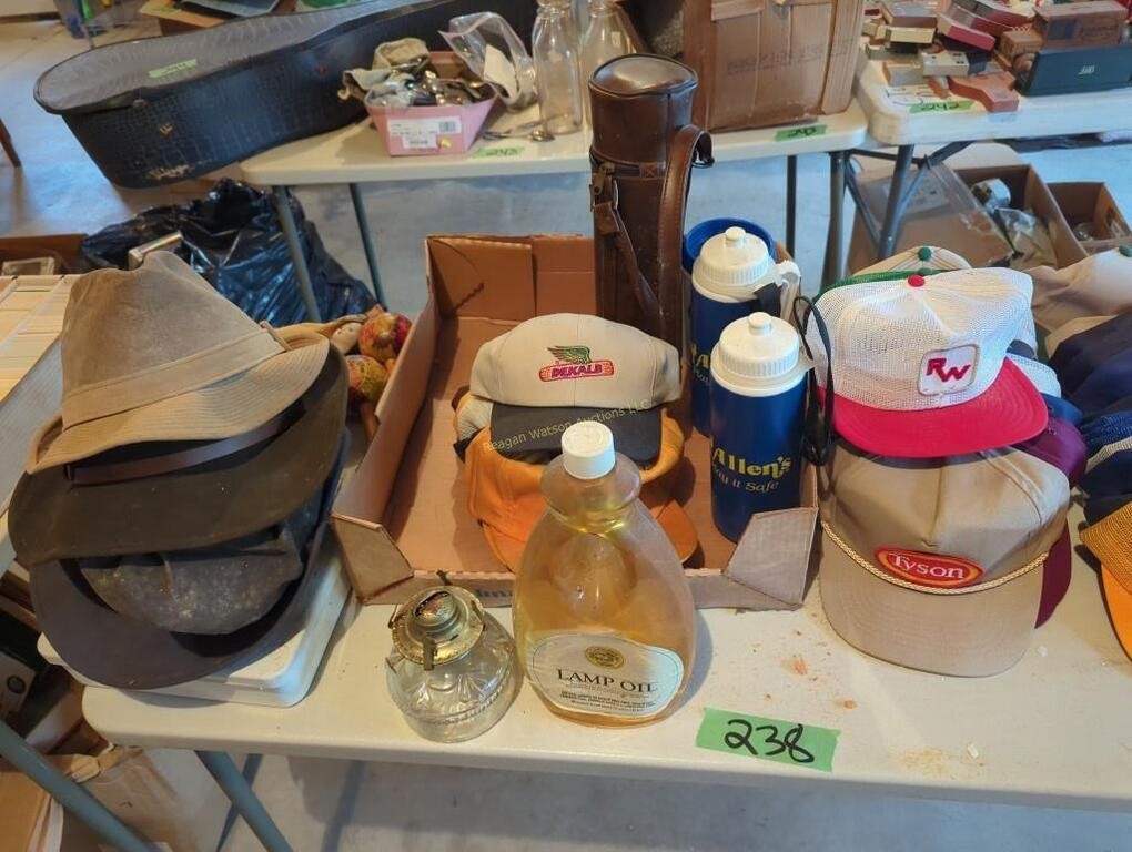 Hats Thermos Bottles Etc. As