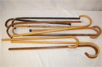 (10) Wooden Canes  - Some Moor Man's