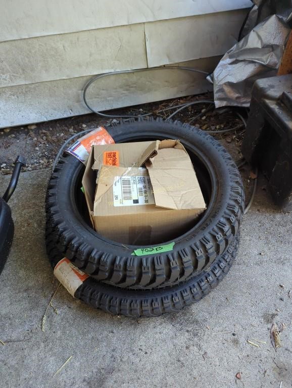 Two New Motorcycle Tires With Tubes By Mitas S