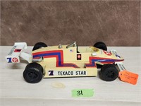Vtg 1982 Texaco Star Pull Back Racer Car