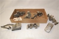 Lot of Pewter John Deere Toys & Collectibles