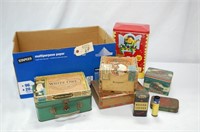 Collectible Tins - Marbles & Cigar Boxes