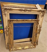 Lot of 3 Antique Gold Gild Frames