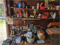 Contents Of Workbench And Wall Items.