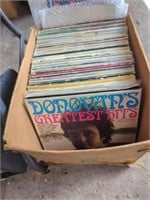 Box Full Of Vintage Record Albums, Some Classic